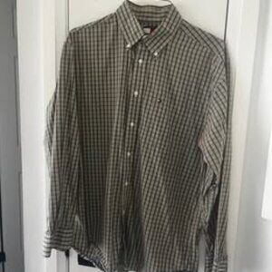 Tommy Hilfiger Long Sleeve Collared Button Up Size Large‎